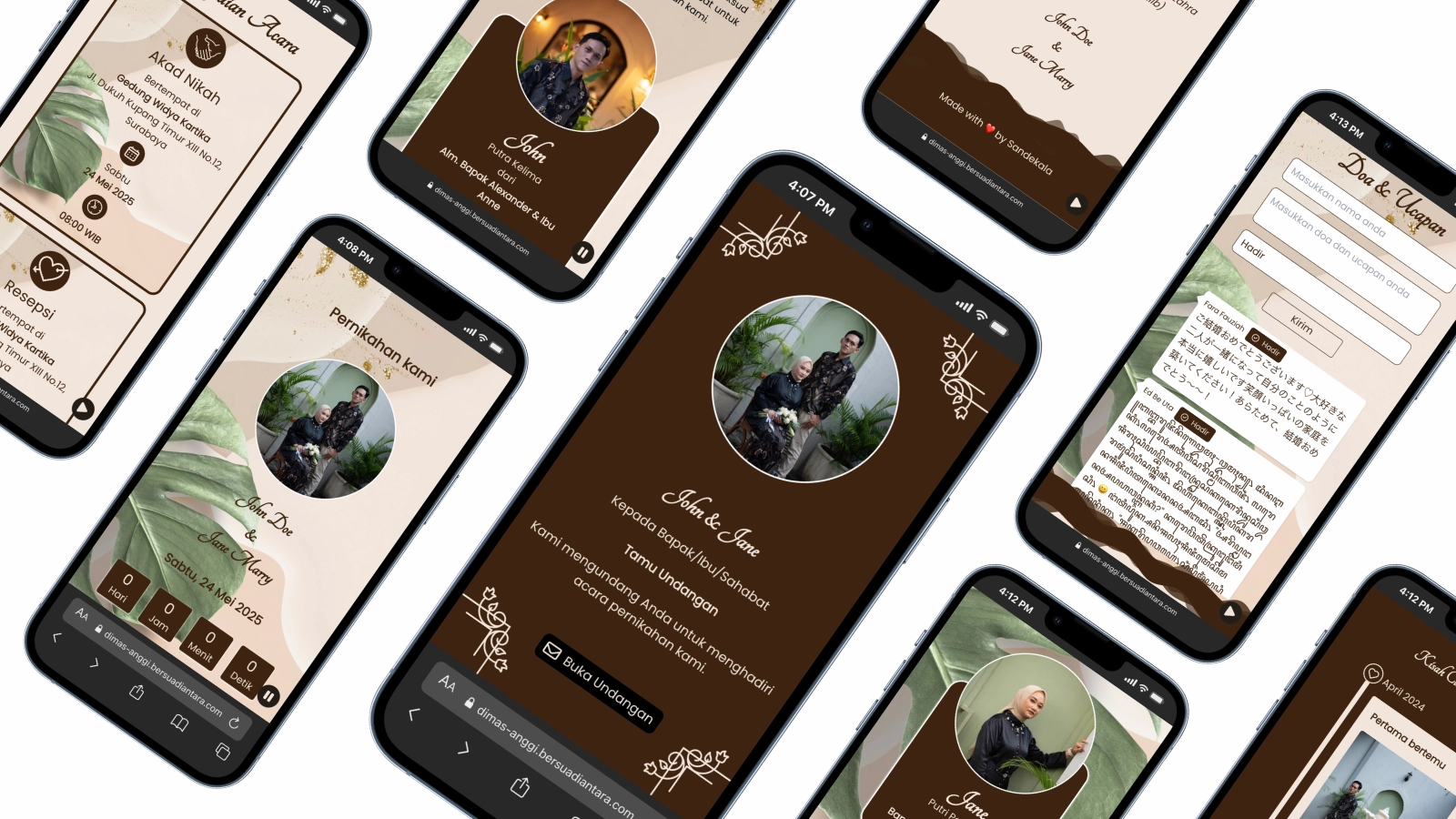 Digital Wedding Invitation